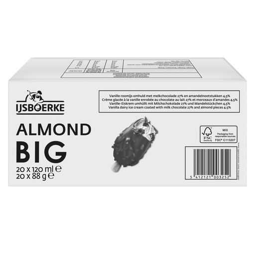 [9029] Big Almond 20 x 120 ml