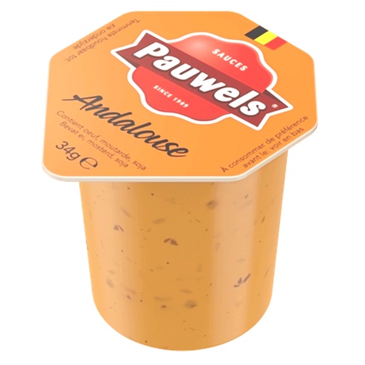 [16106] Sauce Andalouse Pauwels- Portions 120 x 34 gr