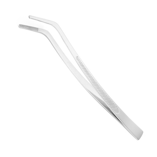 [170079] Pince à épiler courbé + manche Inox Hendi 240 mm - 680186
