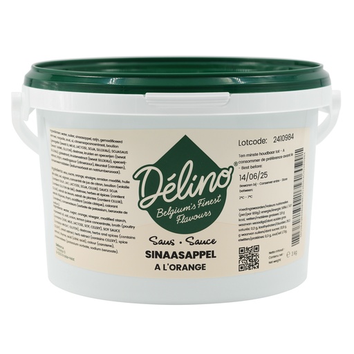 [2016] Sauce à l'Orange Delino 3 kg