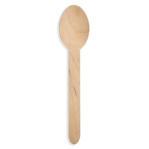 [PR/01800] Houten Lepel 160mm Sier 100 st  (kopie)