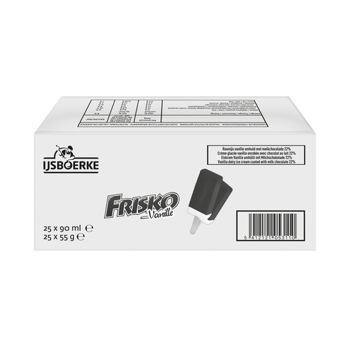 [9059] Frisco Vanille Ijsboerke 25 x 90 ml