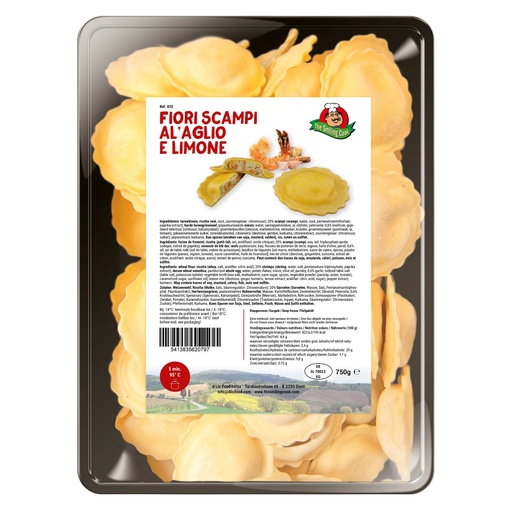 [7633] Fiori Scampi Al Aglio Limone Smiling Cook 750 gr