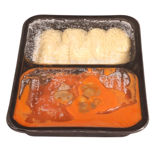 [2422] Langue de boeuf en sauce madeire avec puree Noyez 590 gr