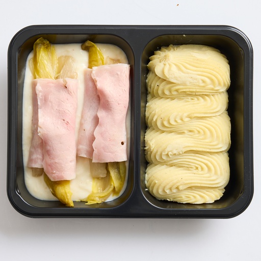 [2421] Rouleaux Jambon avec puree Noyez 610 gr