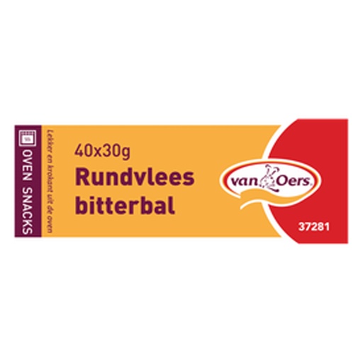[0069] Boulette Apéro De Viande De Boeuf four Van Oers 40 x  30 gr