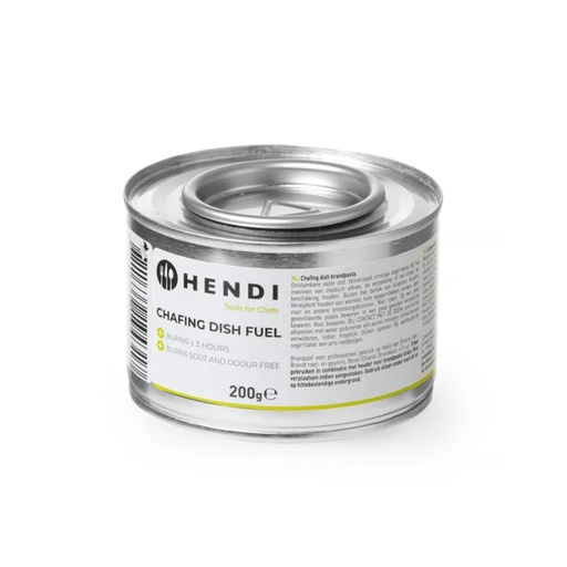 [170012] 194355 Pâte Chauffante Éthanol 200 g Hendi