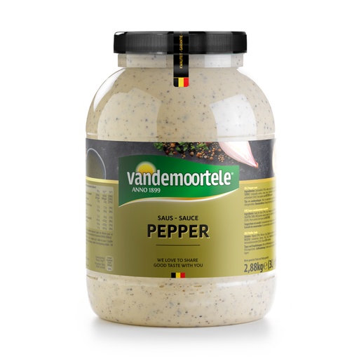 [3631] Sauce Poivre PET Vandemoortele 3 L