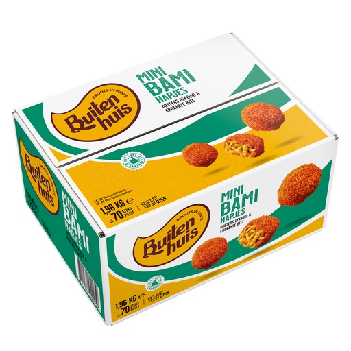 [0720] Mini Bami Boulette Buitenhuis 70 x 28 gr