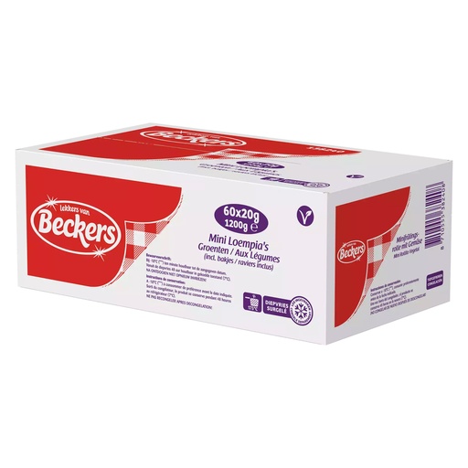 [0038A] Mini Loempia Légumes Beckers 50+10 x 20 gr 