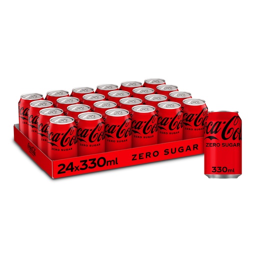 [18883] Coca Cola Zero (gros) Canette 24 x 33 cl - Promo