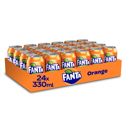 [18884] Fanta Orange (slim) Canette 24 x 33 cl - Promo