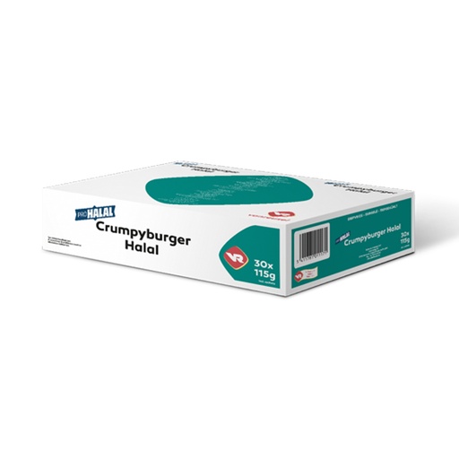 [0165] Crumpy Burger Prohalal Vanreusel 30 x 115 gr