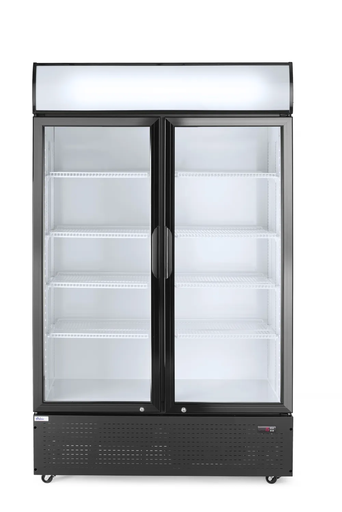[PR/10130] 233795 Réfrigérateur backbar avec caisson lumineux, portes doubles – Hendi