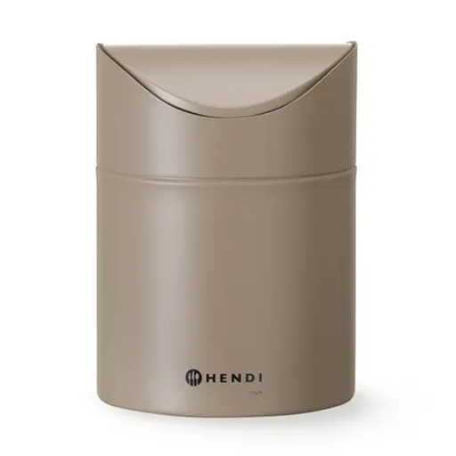 [PR/10175] 440797 Poubelle de table avec couvercle basculant beige Hendi