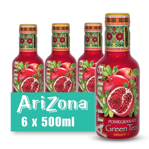 [PR/10831] Arizona Pomegranata Green Tea Pet 6 x 50 cl