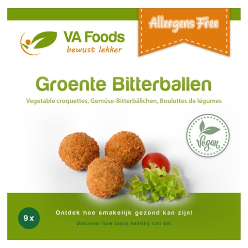 [8803] Boulettes Apéro de légumes VA Foods 9 x 25 gr