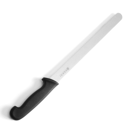 [9797] 843109 Couteau à Pain Inox Noir PP 300/430 mm Hendi