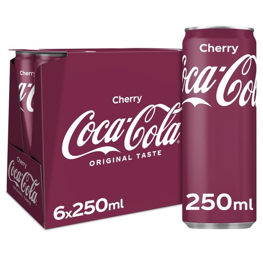 [5093] Coca Cola Cherry Canette 4 x 6 x 33 cl