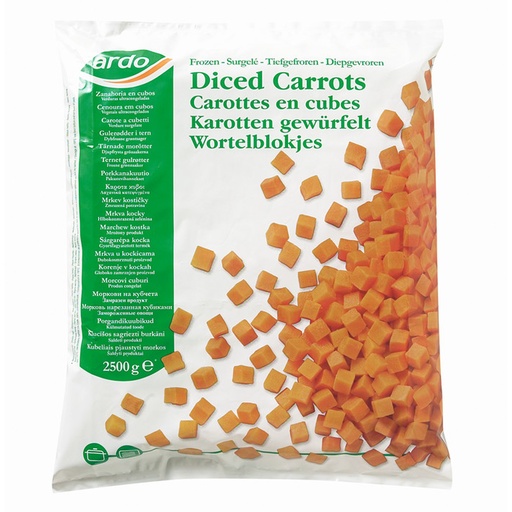 [1627] Carottes Cubes 10x10mm Ardo 2,5 kg