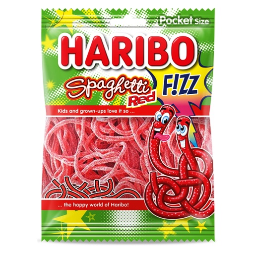 [19325] Spaghetti Red Fizz 28x70gr Haribo