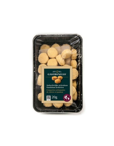 [0931] Croquette Chèvre + Jambon Ganda Gastronello 60 x 20 gr