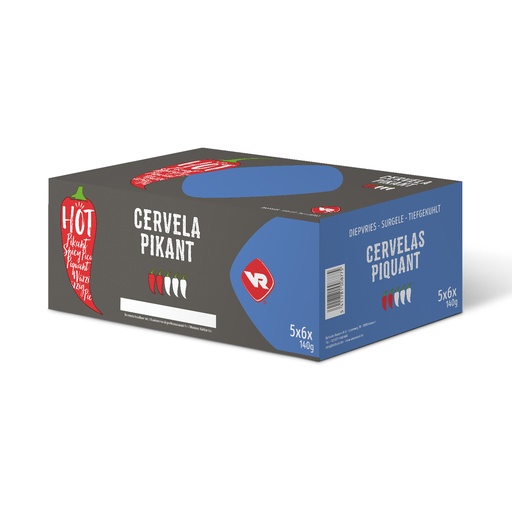 [0139] Cervela Piquant Vanreusel 30 x 140 gr