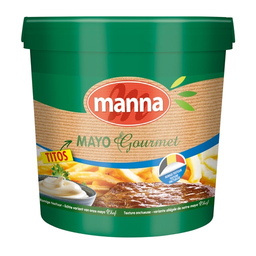 [PR/21849] Mayo Gourmet (Titos 50%) Manna Seau 10 L
