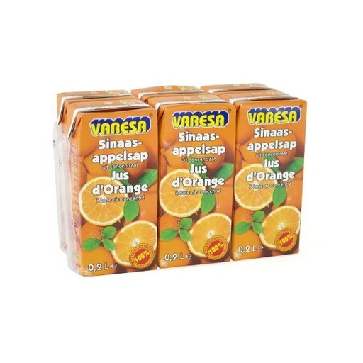[PR/21882] Jus d’orange Varesa briques 6 × 0,2 L
