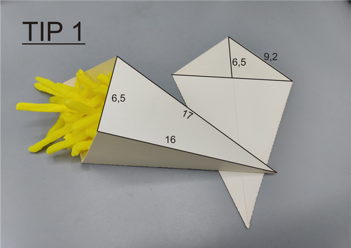 [4538] Cornet - T1 - 160 x 175 mm - 1000 pcs