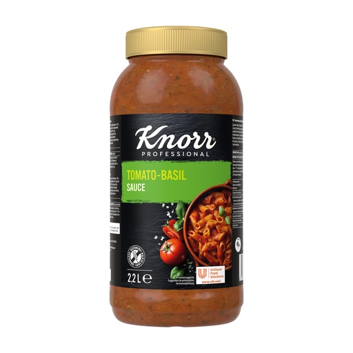 [PR/22734] Sauce Tomate & Basilic Prête à l'Emploi Knorr 2,20 L