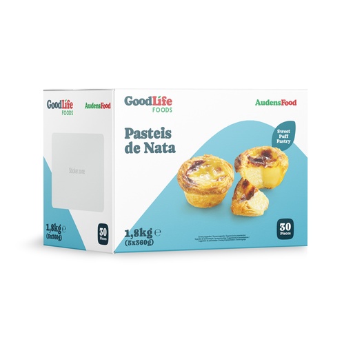 [PR/22780] Pasteis de Nata Goodlife 30 x 60 gr