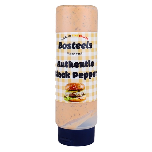[PR/22806] Authentic Black Pepper Tube 500 gr Bosteels 