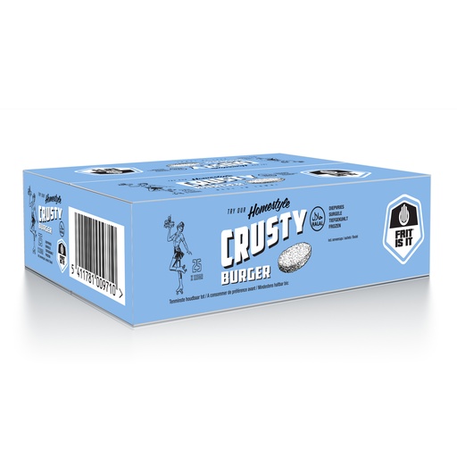 [0279] Crusty Burger +  Frit Is It 25 x 115 gr