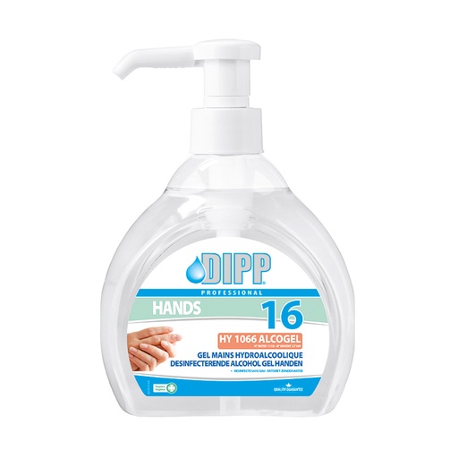 [4955] Gel Mains Hydro Alcoholique Dipp (16) 500 ml