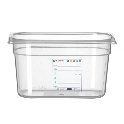 [170029] Bac Gastro 1/4  Hendi - 150 mm 880364