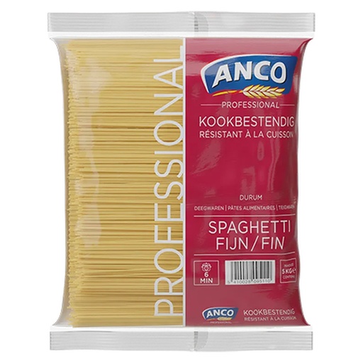 [19281] SPAGHETTI FIN 5KG ANCO PROFESSIONAL
