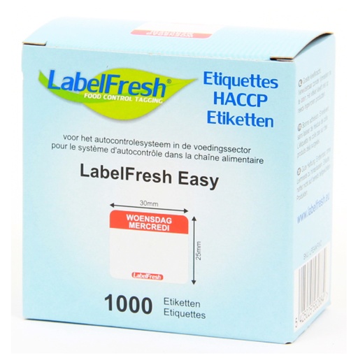 [19928] Labelfresh Easy Mecredi 1000 pcs