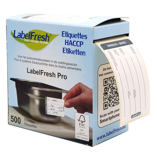 [9929] Labelfresh Pro Etiquette Jeudi 500 pcs