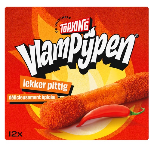 [1262] Pipes De Flammes Topking 12 x 100 gr
