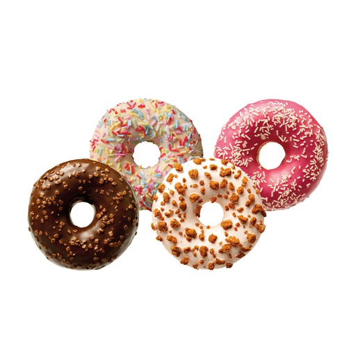 [8661] 0905 Donuts Party Box Mix La Lorraine 48 x 56 gr