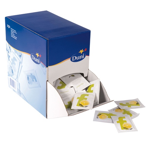 [4161] Serviettes Rafraichissante 71 x 51 Mm - Duni 250 pcs