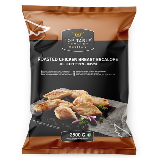 [7313] 1015091 Chicken Filet Rôti Escallops Top Table 2,5 kg