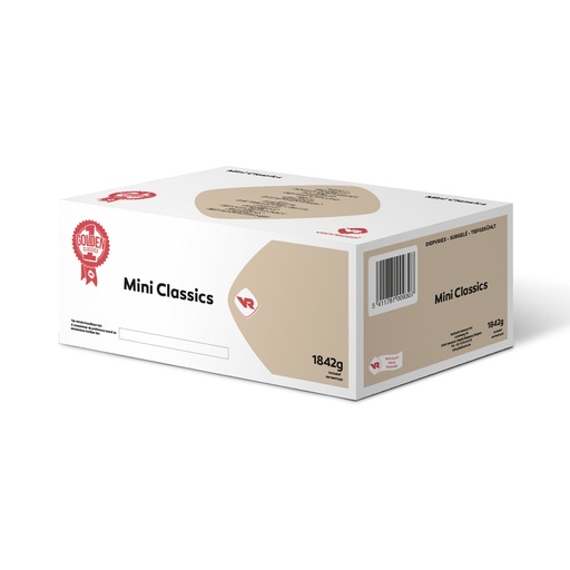 [0123] Mini Classics Mix - 6 sortes -   Vanreusel 96 x 20 gr