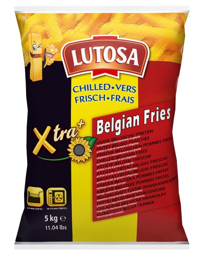 [3385] Frites 10 mm Foodservice Lutosa 4 x 2,5 kg