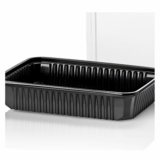 [4088] Bac à spaghetti Noir rectangle 500 cc - 12 x 50 pcs