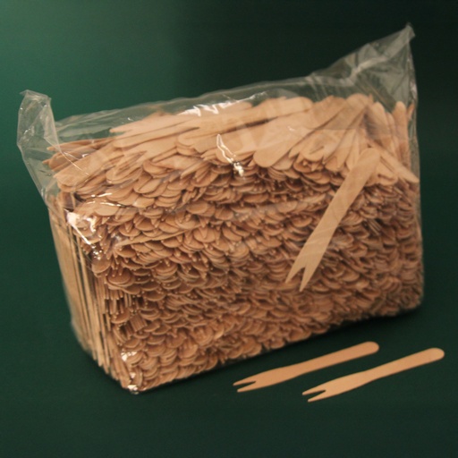 [4300] Fourchettes En Bois 85 mm 1000 pcs