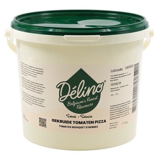 [2025] Sauce Tomates Pizza Epices Delino 5 kg
