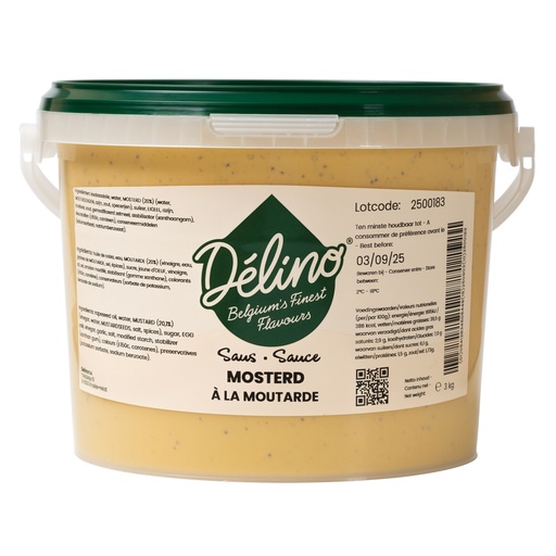 [2013] Moutarde (Chaud) Delino 3 L