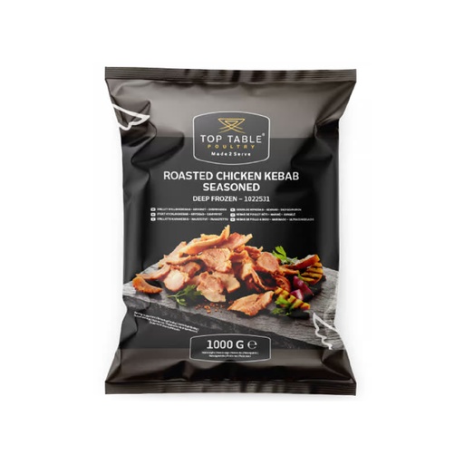 [7315] 1022531 Chicken Kebab Grillé Top Table 1 kg